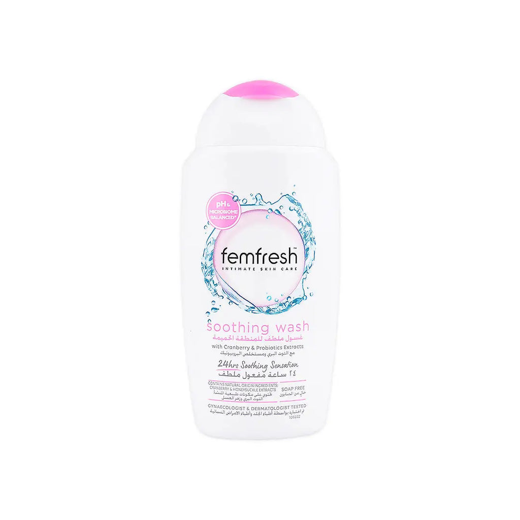femfresh soothing wash 250ml