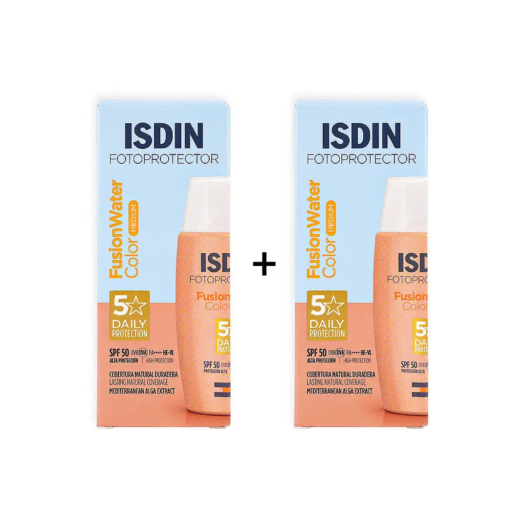 97779-Isdin Fotoprotector Fusion Water Color Medium SPF50 50Ml Bundle +1