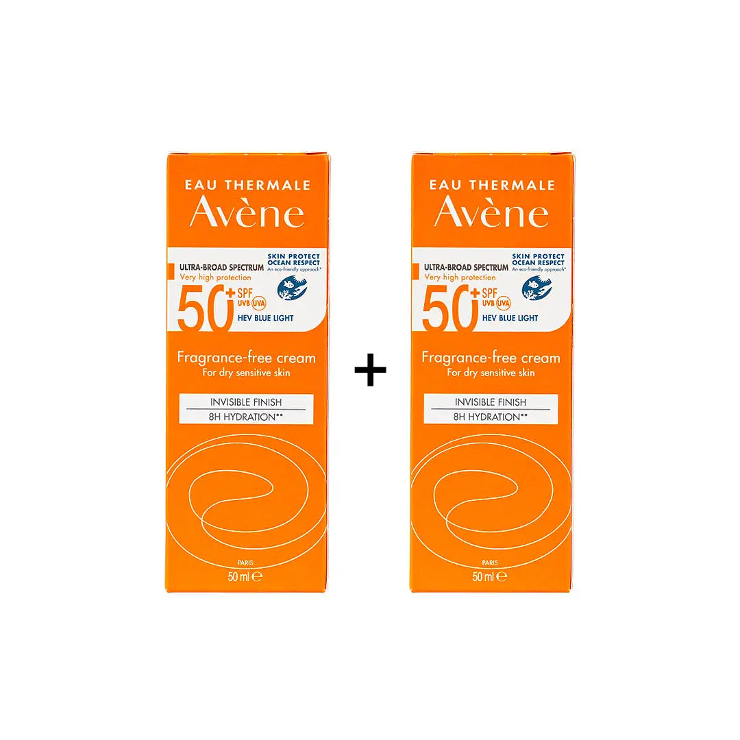 97802-Avene V.H Protection SPF50+ Fragrance Free Cream 50Ml Bundle +1