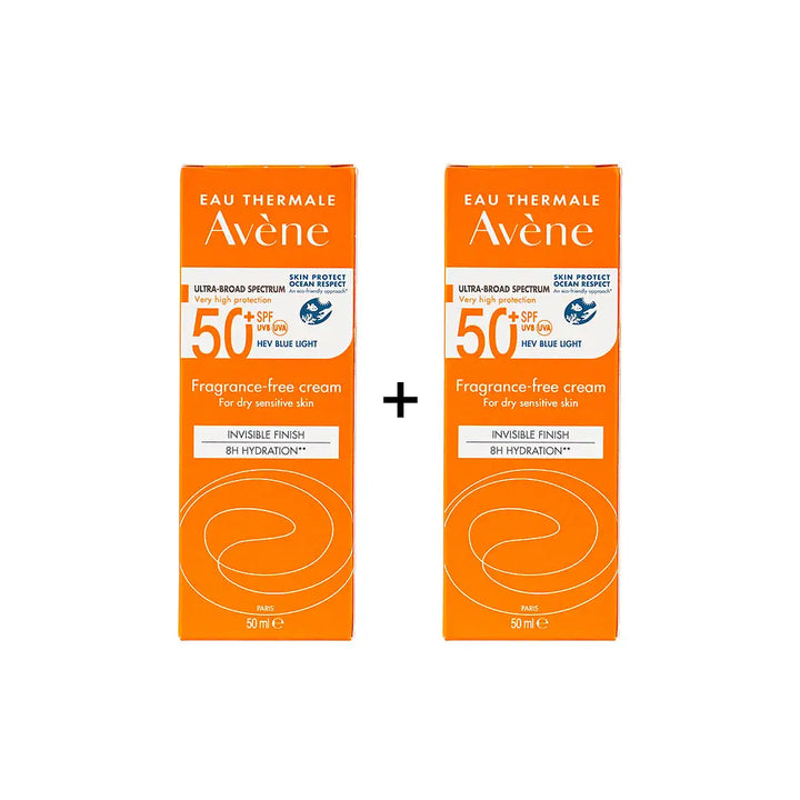 97802-Avene V.H Protection SPF50+ Fragrance Free Cream 50Ml Bundle +1