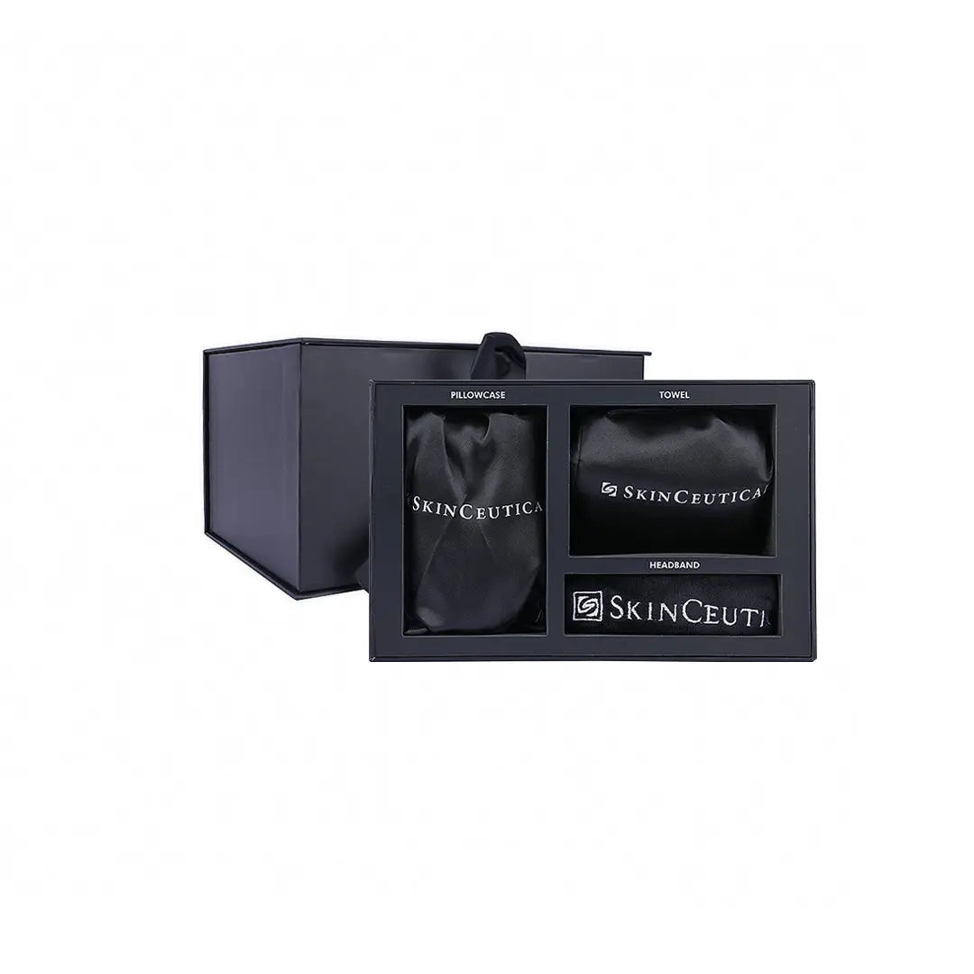 skinceutical luxurious gift box(towel+pillow case+head band)
