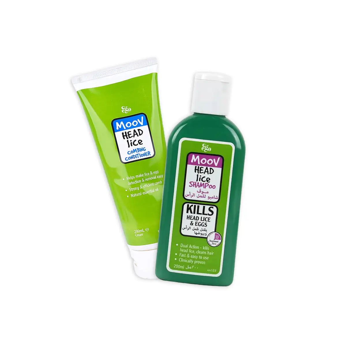 Moov Head Lice Conditioner + Shampoo Set