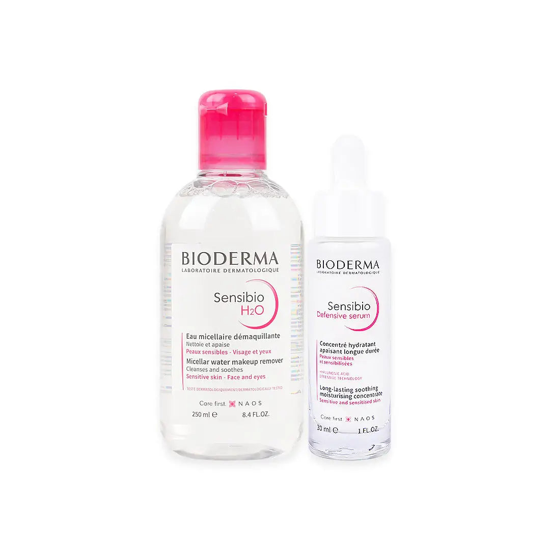 Bioderma Sensibio Defensive Serum 30ml+H2O 250ml Bundle