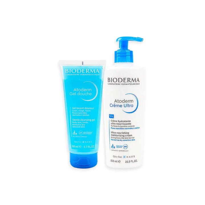 97770-Bioderma Atoderm-Bundle (Cream 500Ml+ Cleannsing Gel 200Ml)