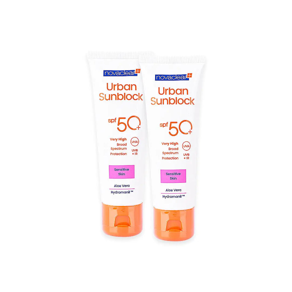 Novaclear Urban Sunblock SPF50+ Sensitive Skin 40Ml Bundle
