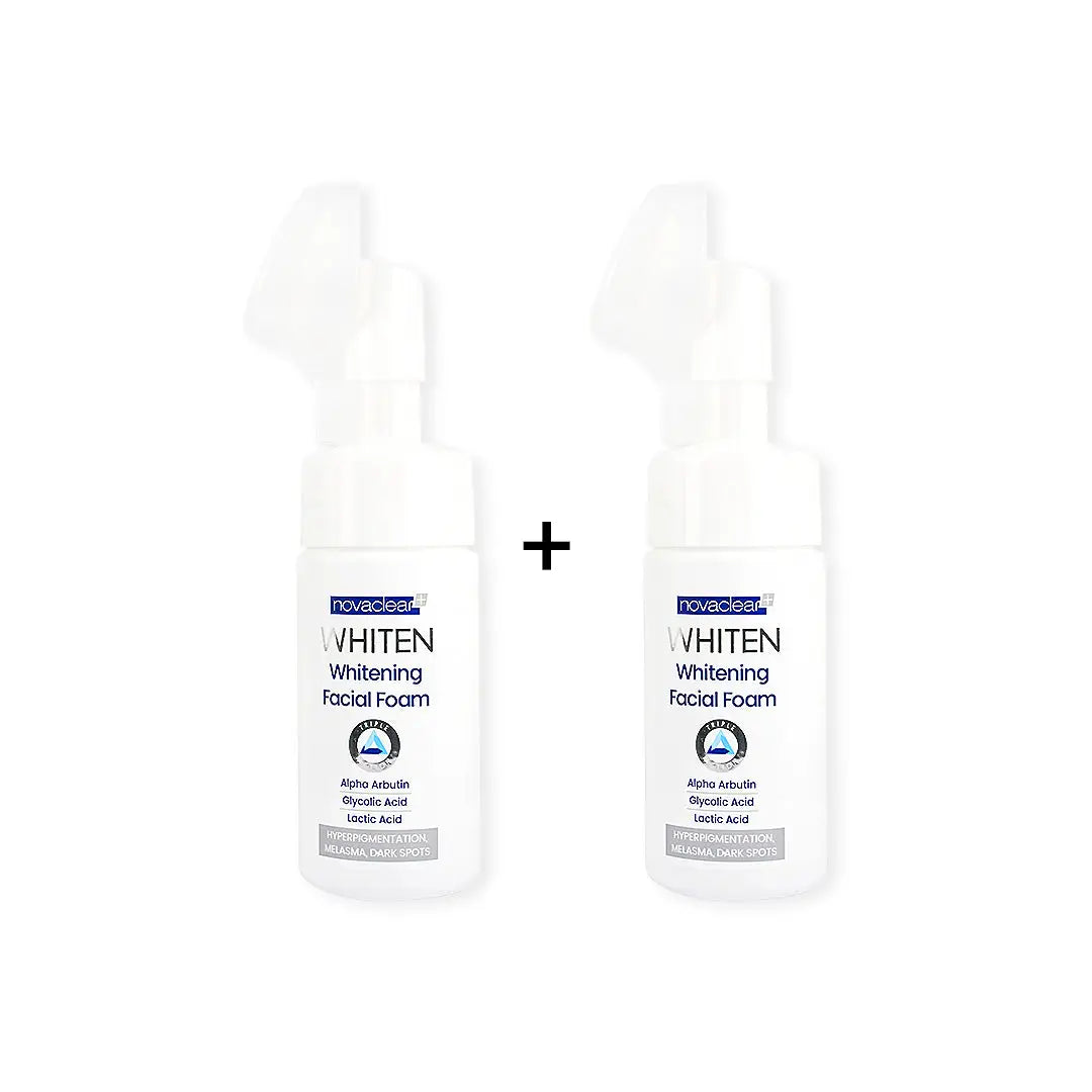 Novaclear Whitening Facial Foam 100ml 1+1 Bundle