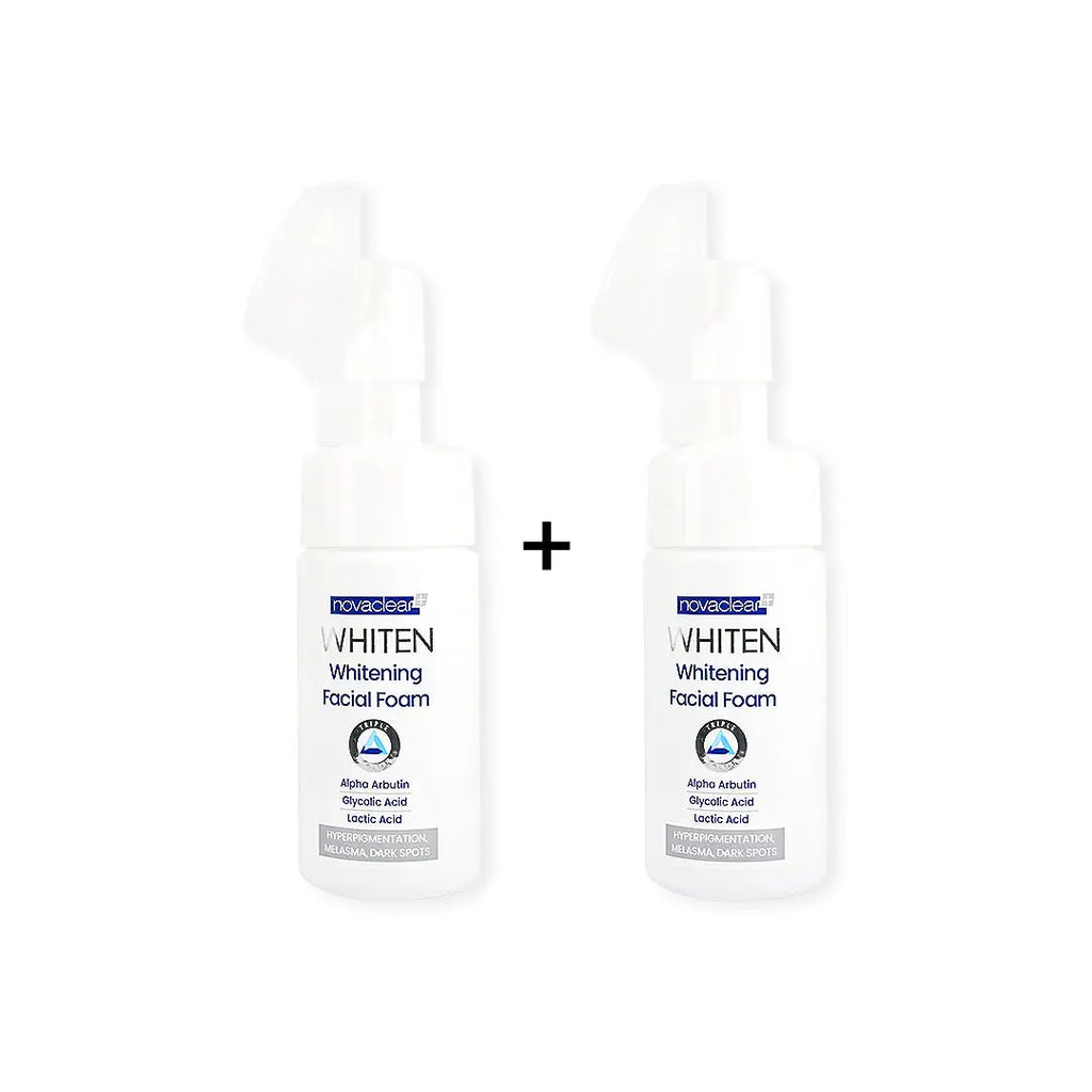 Novaclear Whitening Facial Foam 100ml 1+1 Bundle