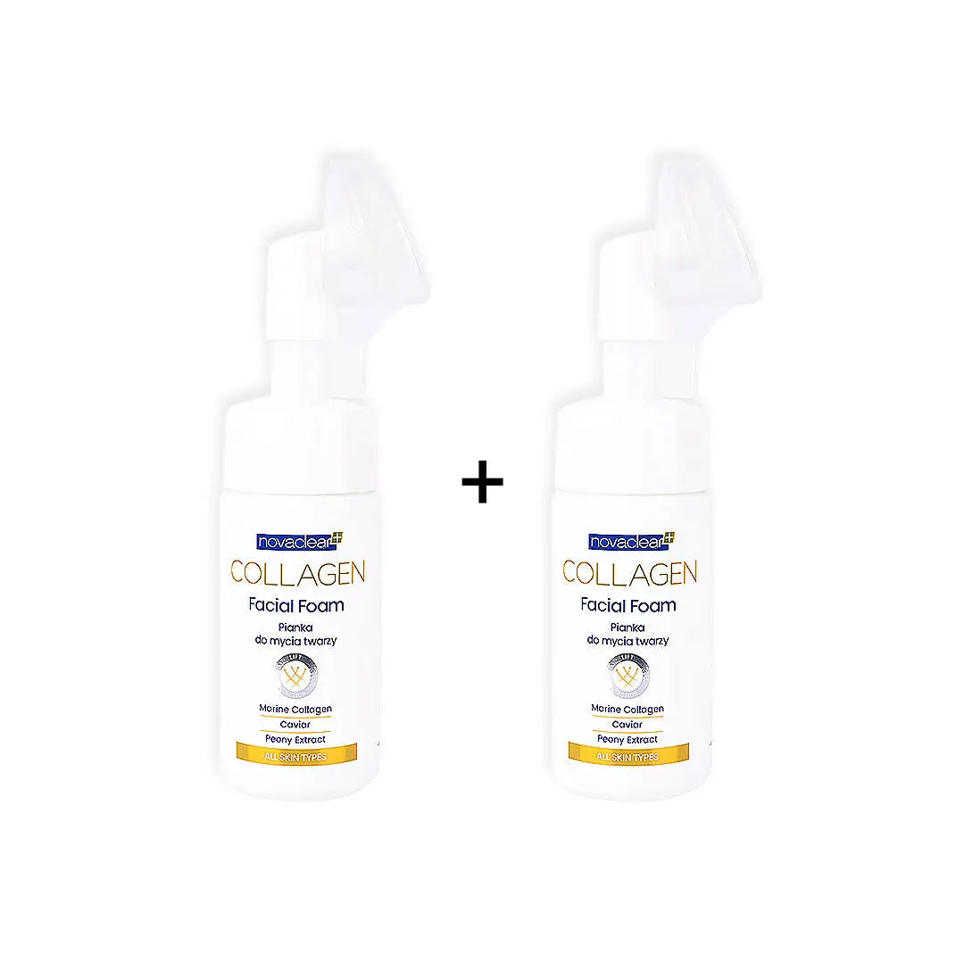 Novaclear Collagen Facial Foam 100ml 1+1 Bundle
