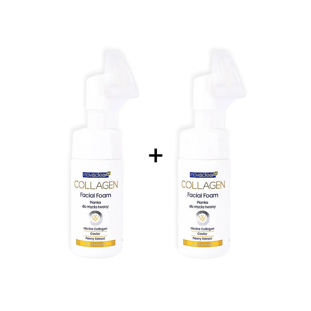Novaclear Collagen Facial Foam 100ml 1+1 Bundle