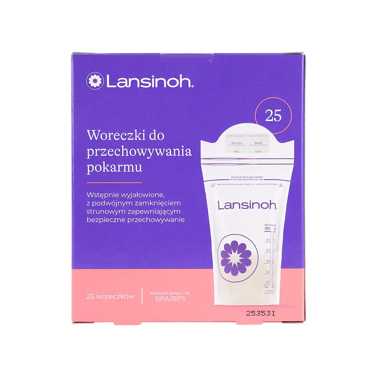 30013-Lansinoh Breastmilk Storage Bags 25Bags +4
