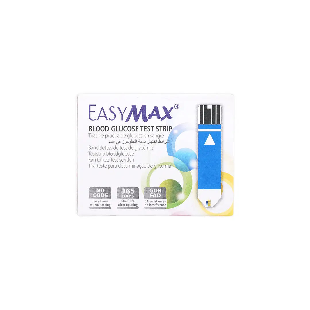 easy max blood glucose 50 strip
