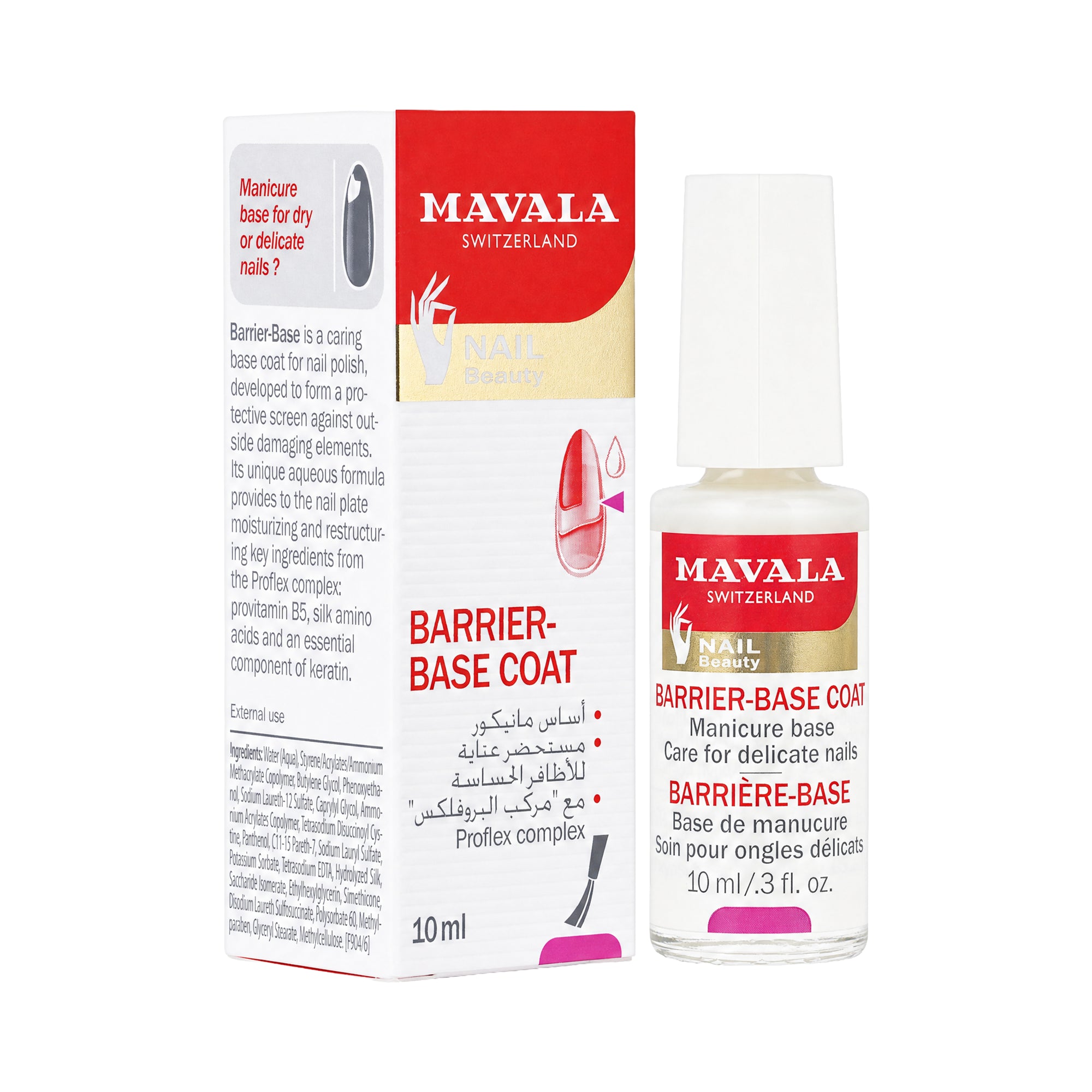 30025-Mavala Barrier Base Coat 10Ml +6
