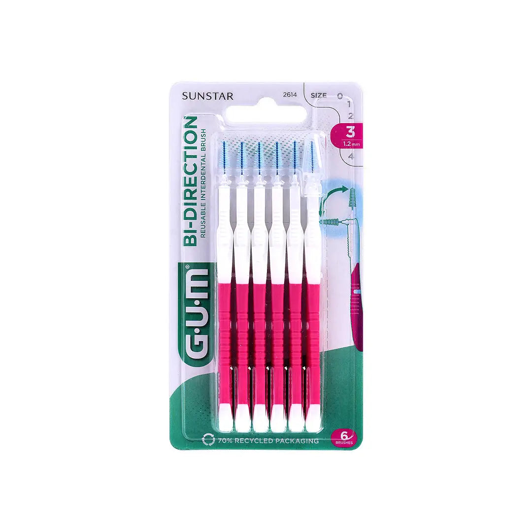 30140-GUM Proxabrush Bi-Direction Fine 1.2mm-2614