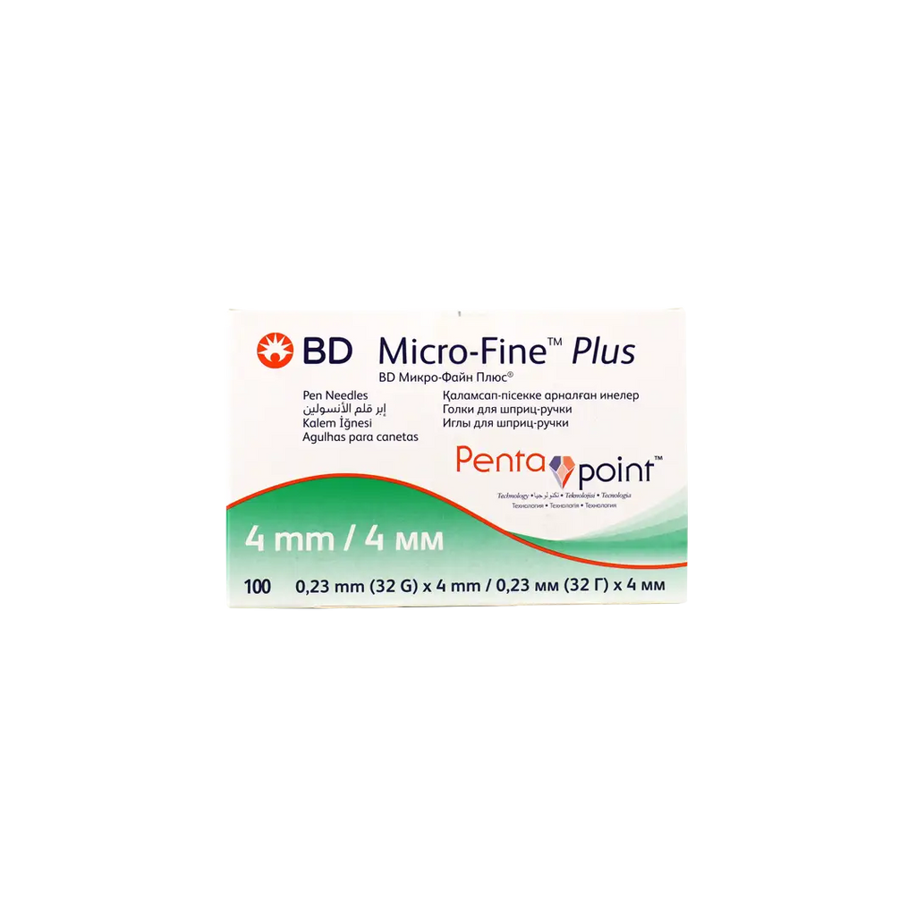 BD Micro-Fine Pen Needles 4mmx32G 100pcs