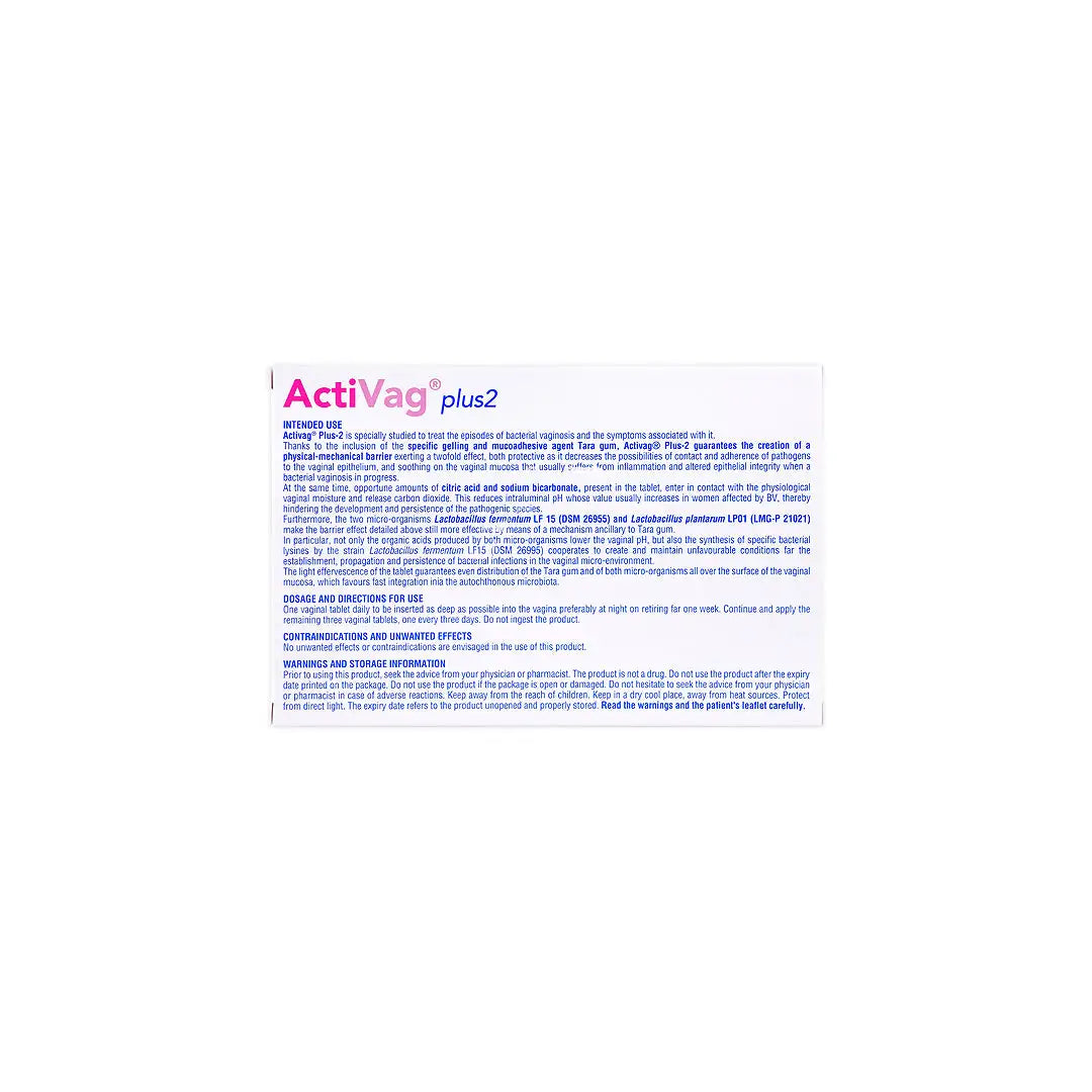 Activag Plus-2 Vaginal 10 Tablets