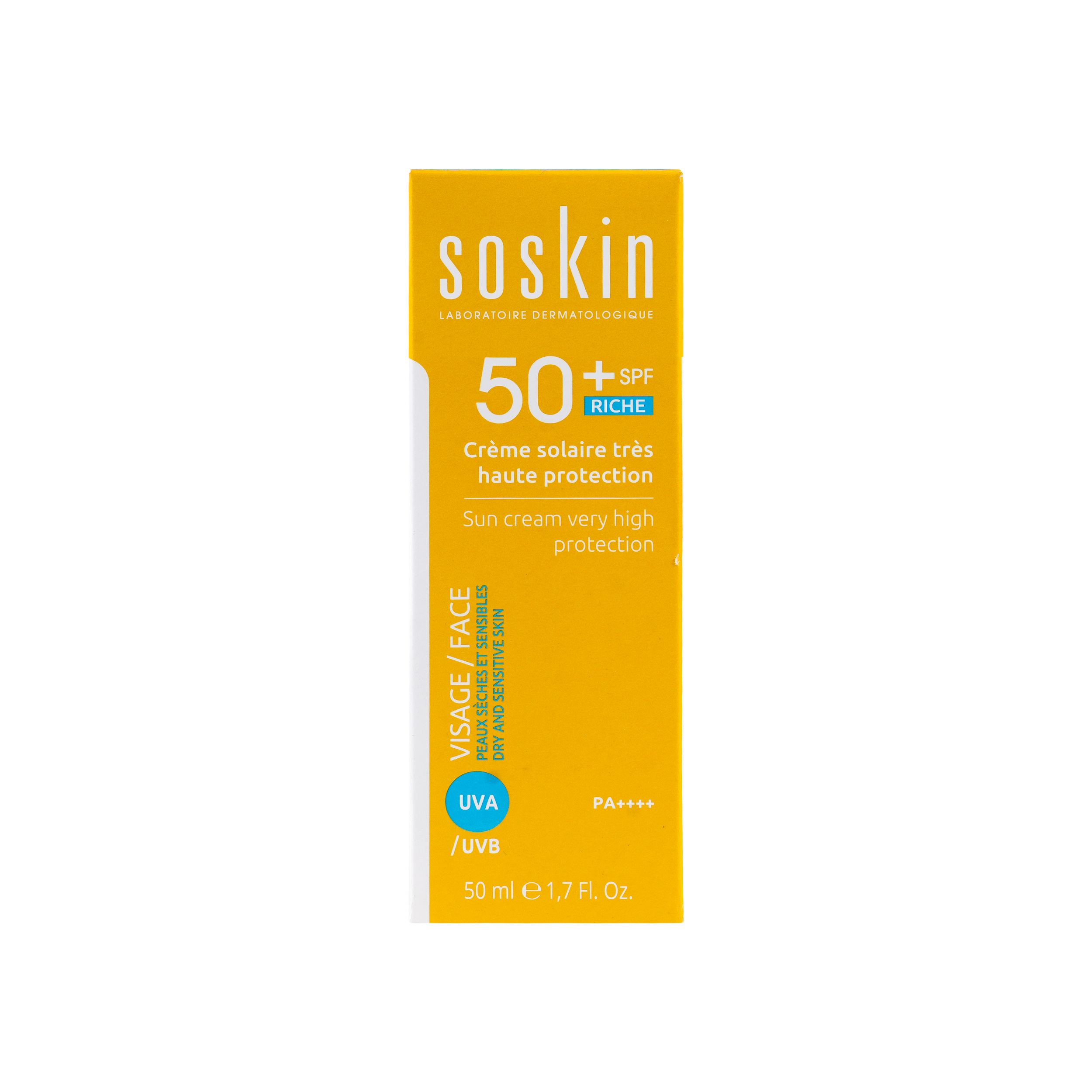 SOSKIN SUN CREAM FACE RICHE VERY HIGH PRO SPF 50+ 50ML