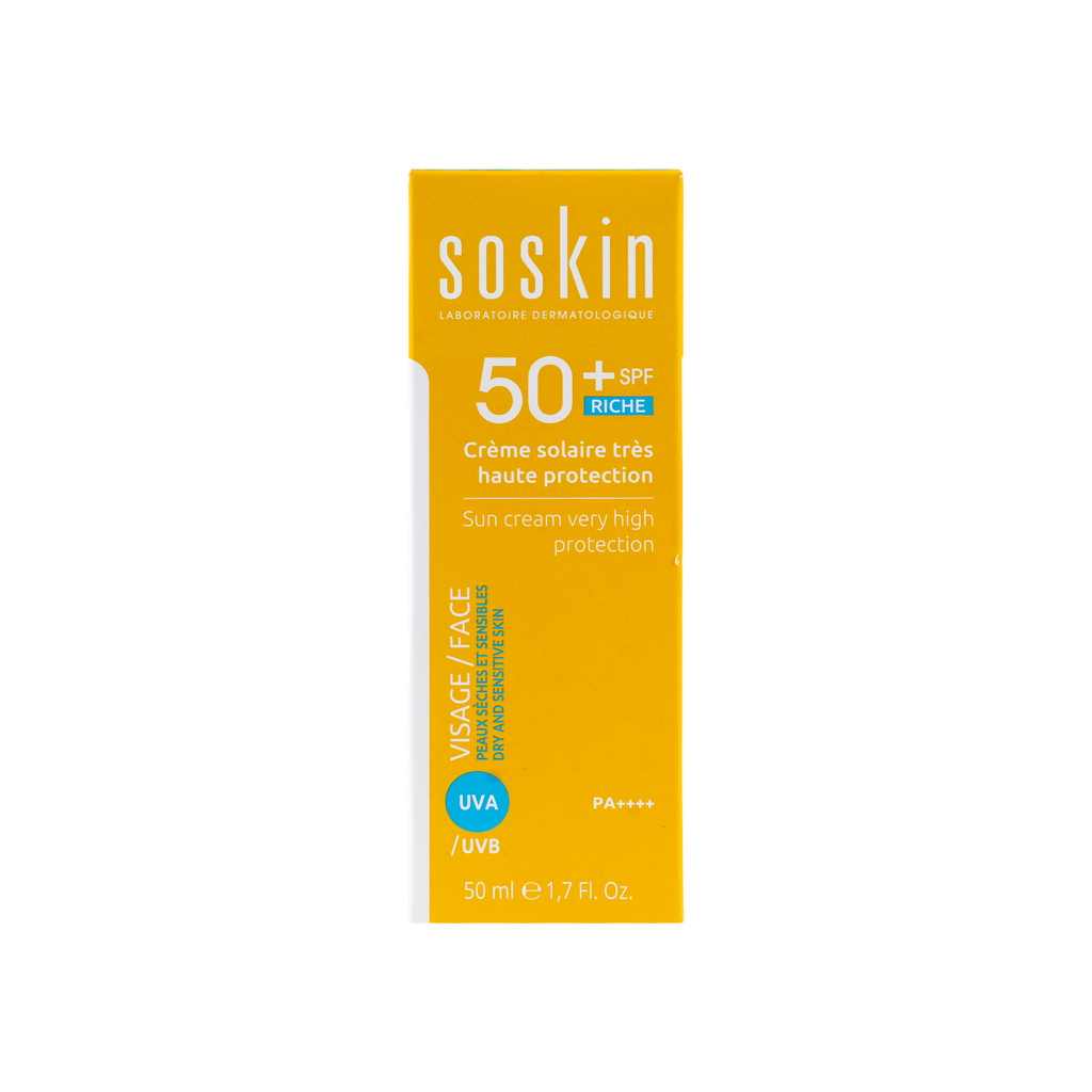 SOSKIN SUN CREAM FACE RICHE VERY HIGH PRO SPF 50+ 50ML