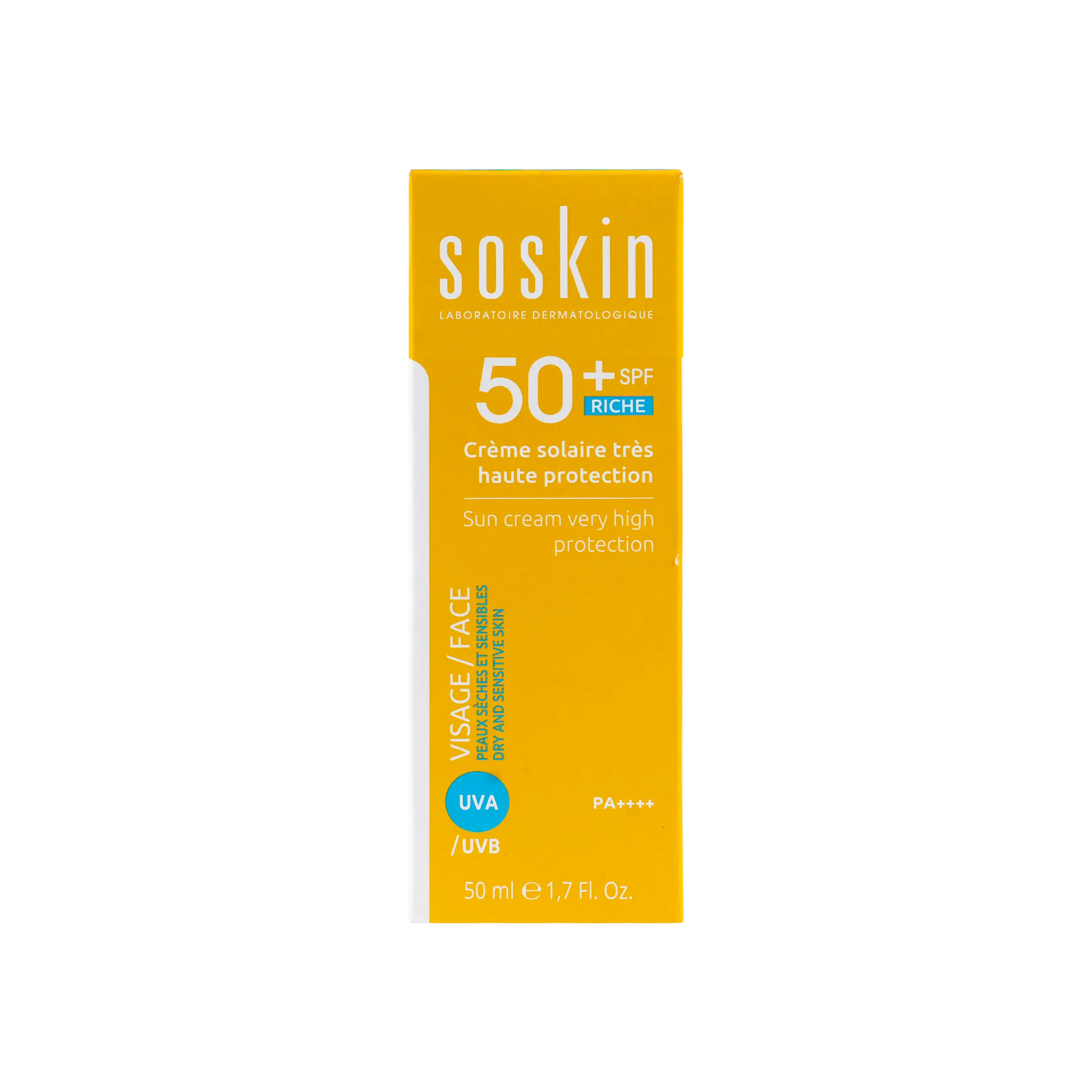 SOSKIN SUN CREAM FACE RICHE VERY HIGH PRO SPF 50+ 50ML