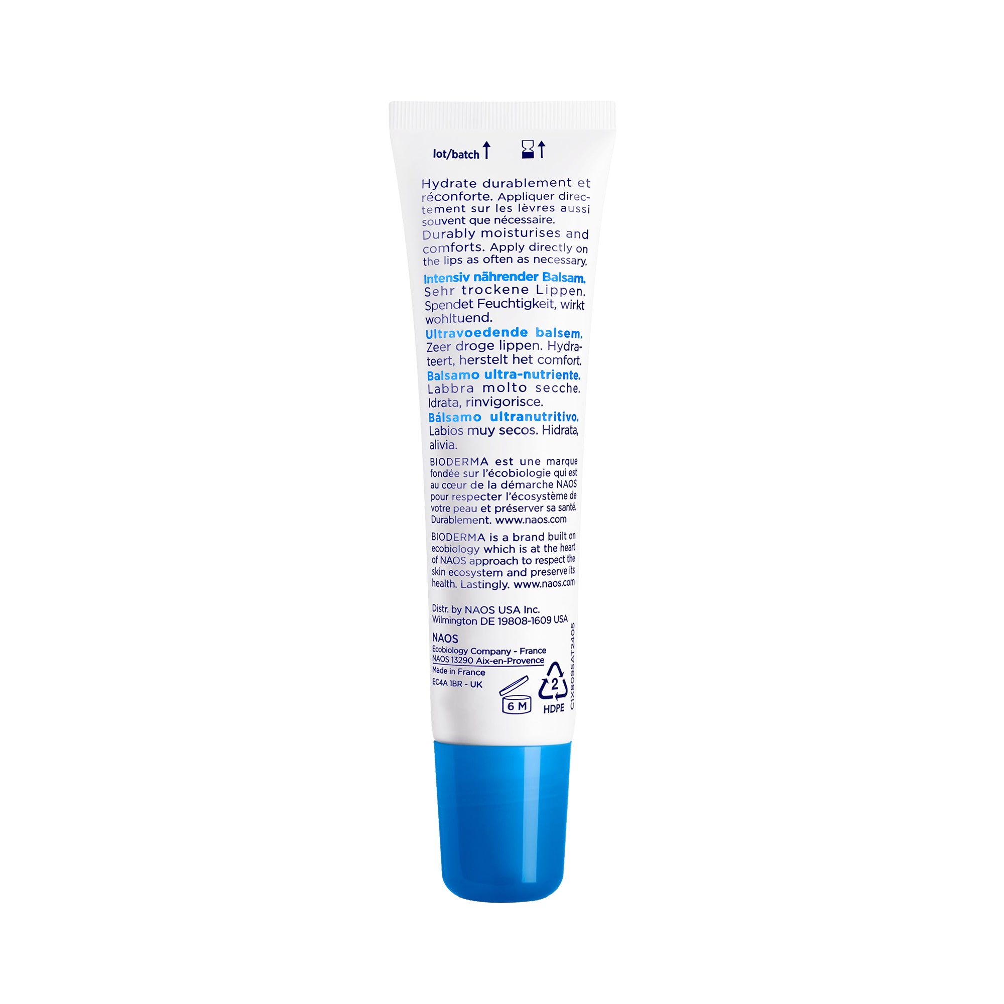 30439-Bioderma Atoderm Lip Balm 15ml +7