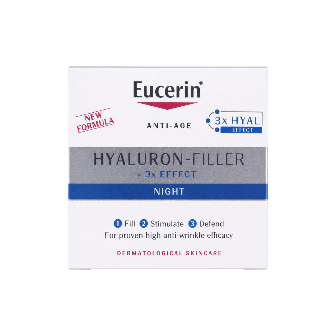 -Eucerin Hyaluron-Filler Night Cream 50ml +3