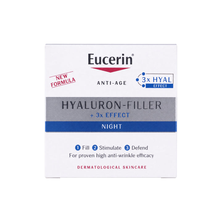 -Eucerin Hyaluron-Filler Night Cream 50ml +3