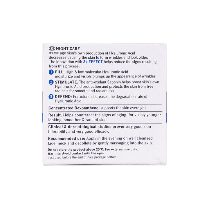 -Eucerin Hyaluron-Filler Night Cream 50ml +4