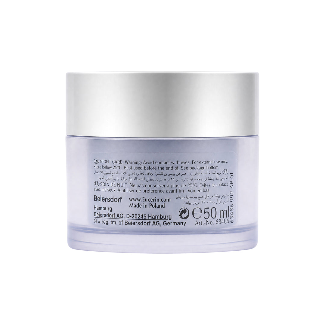 -Eucerin Hyaluron-Filler Night Cream 50ml +2