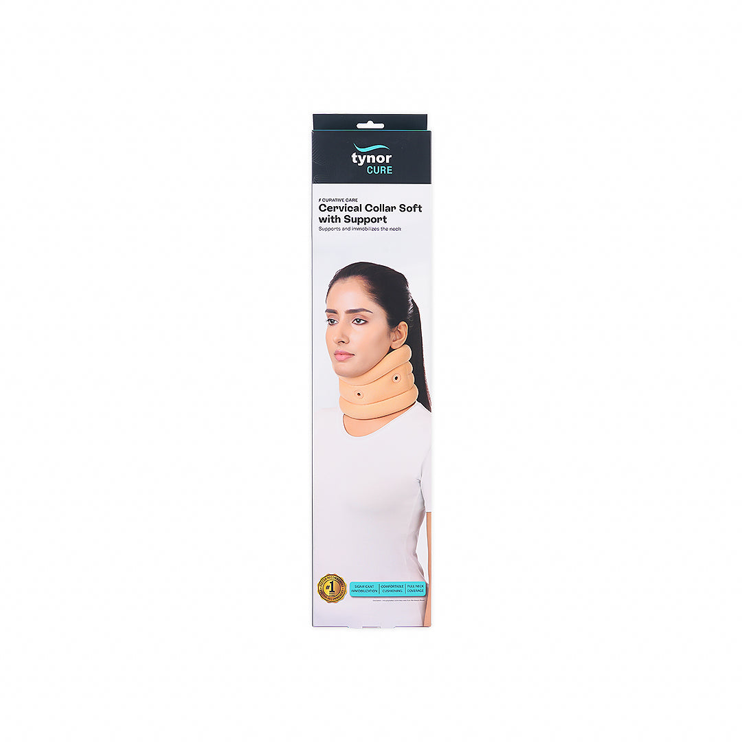Tynor Cervical Collar Soft With Support-B02 L