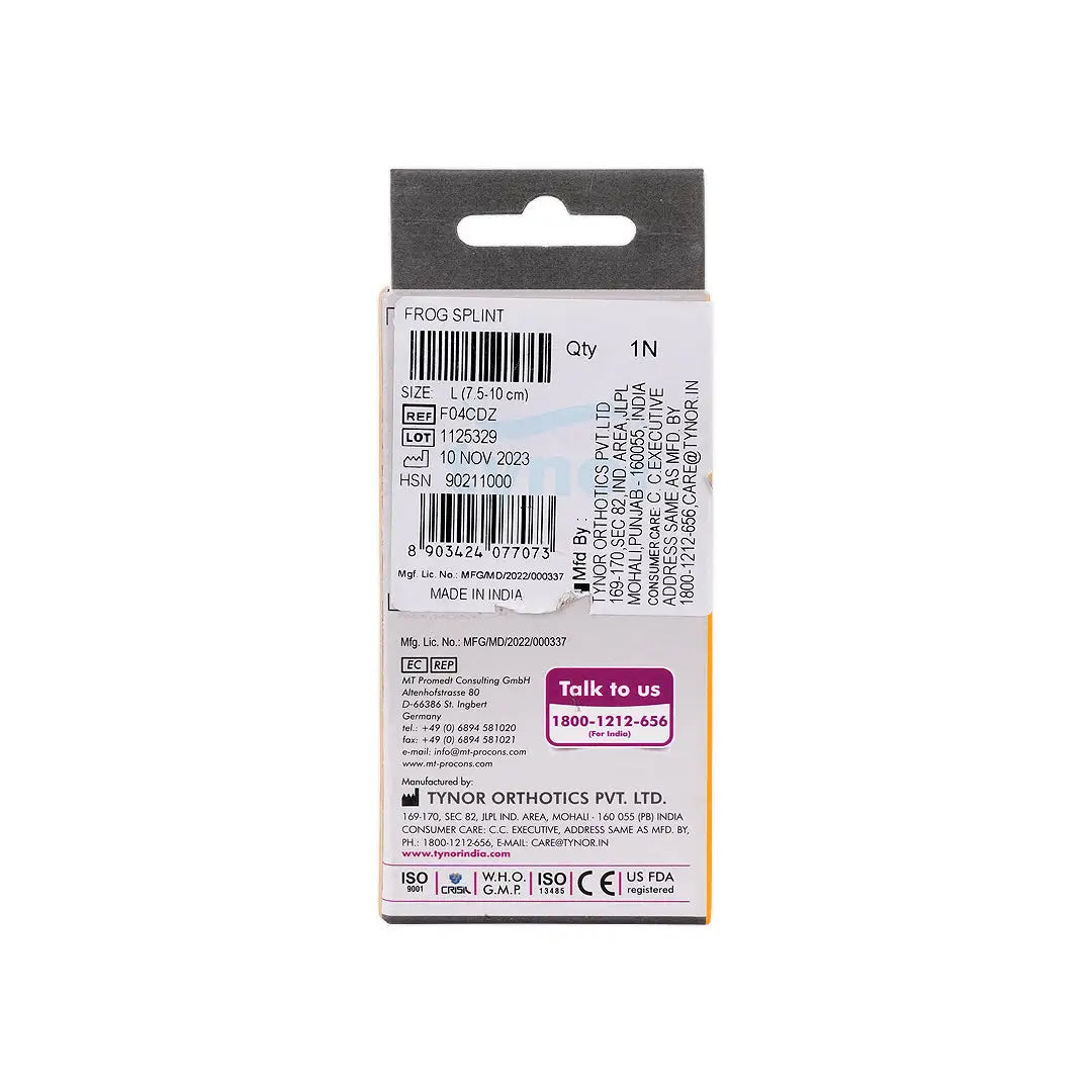 30763-Tynor Finger Frog Splint-F04 L +6