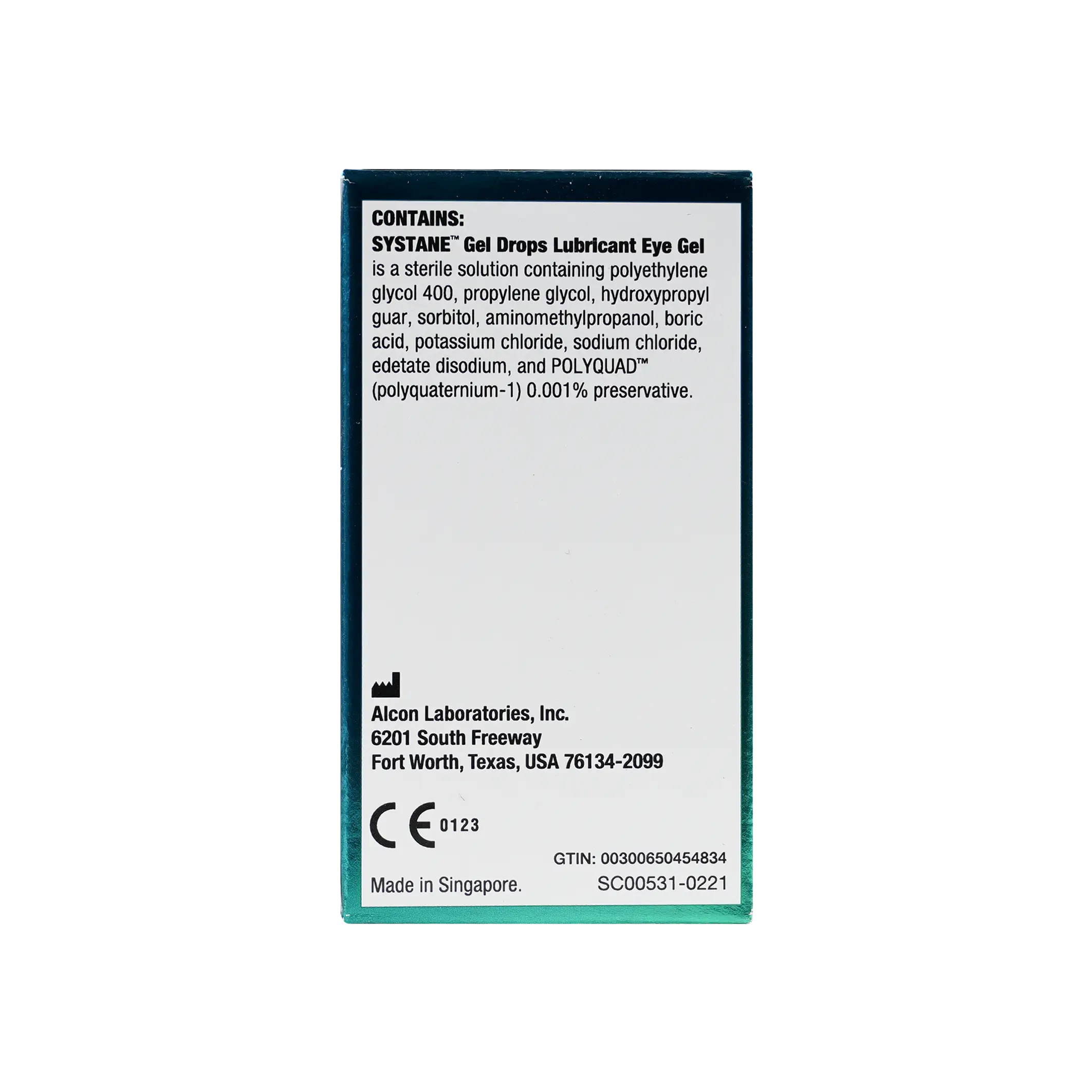 Systane Eye Gel Drops 10Ml
