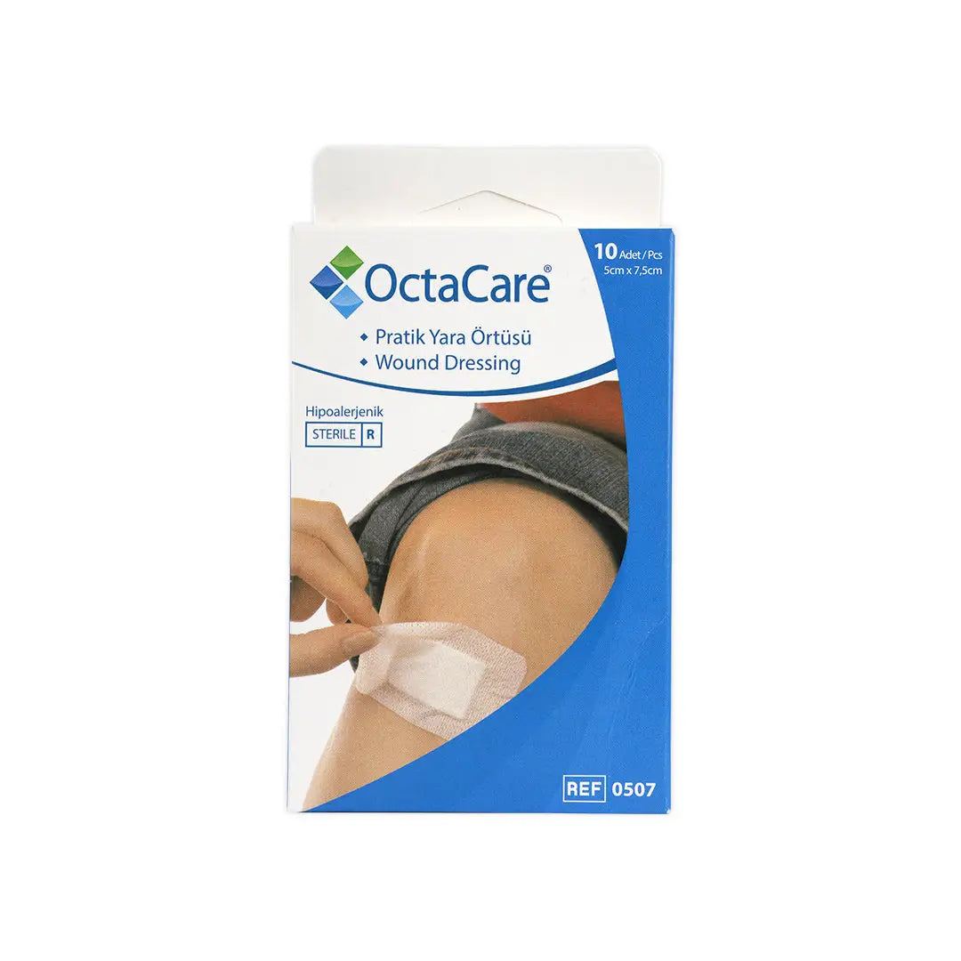 Octacare Fabric Wound Plaster 5x7.5cm 10pcs-0507