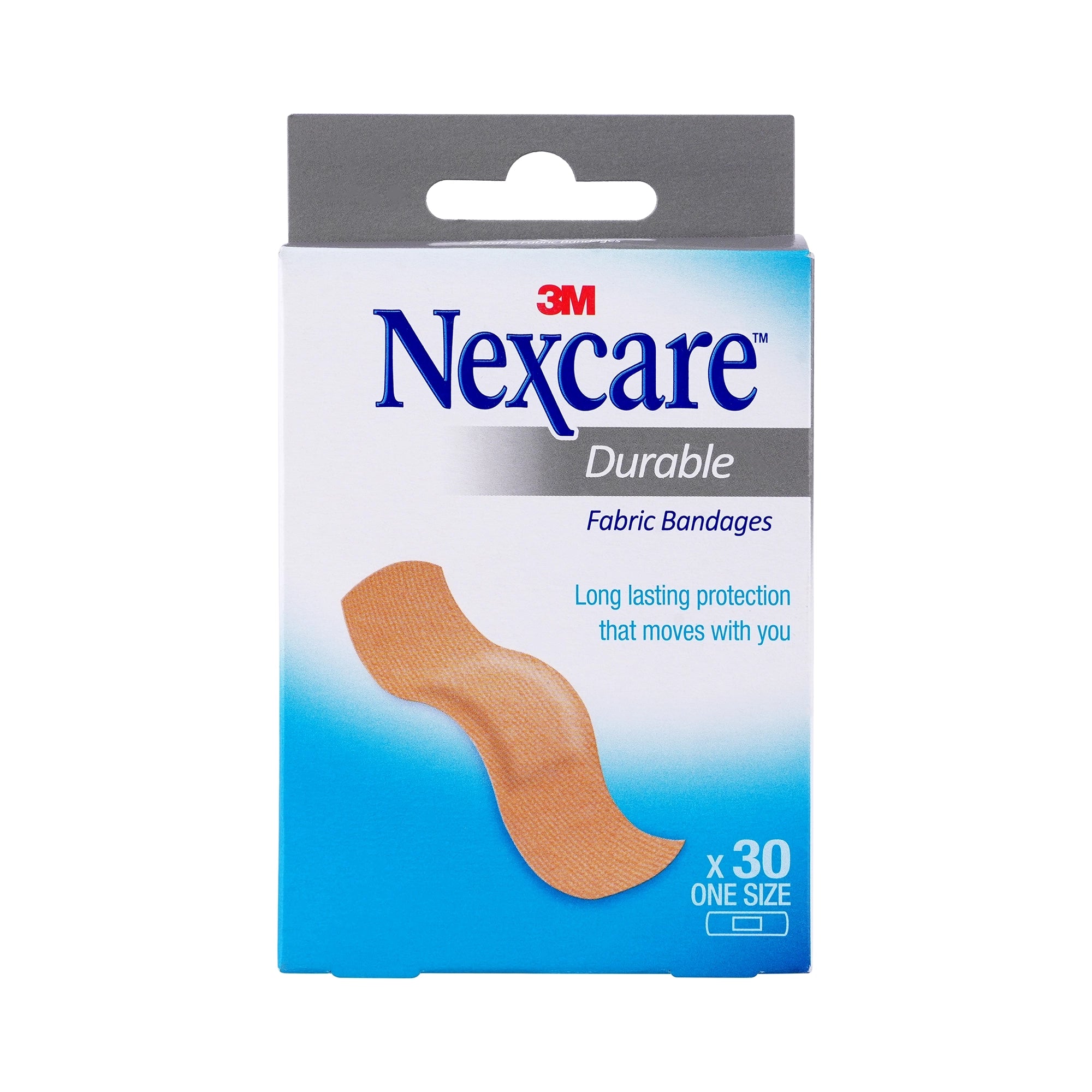 31094-Nexcare Durable Fabric Bandages 72x19mm 30pcs-665 