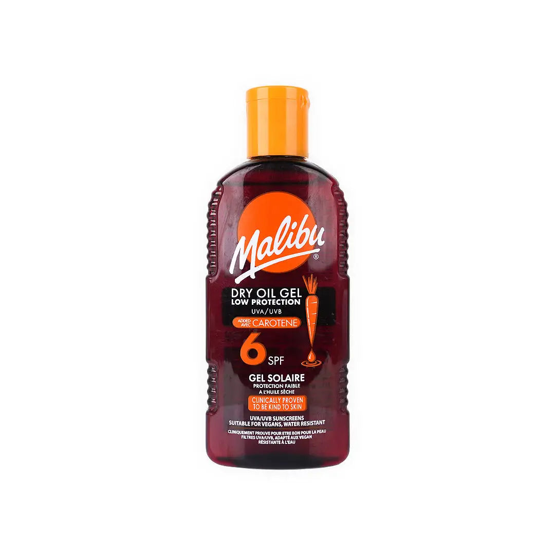 31145-Malibu Dry Oil Gel SPF6 Carotene 200Ml