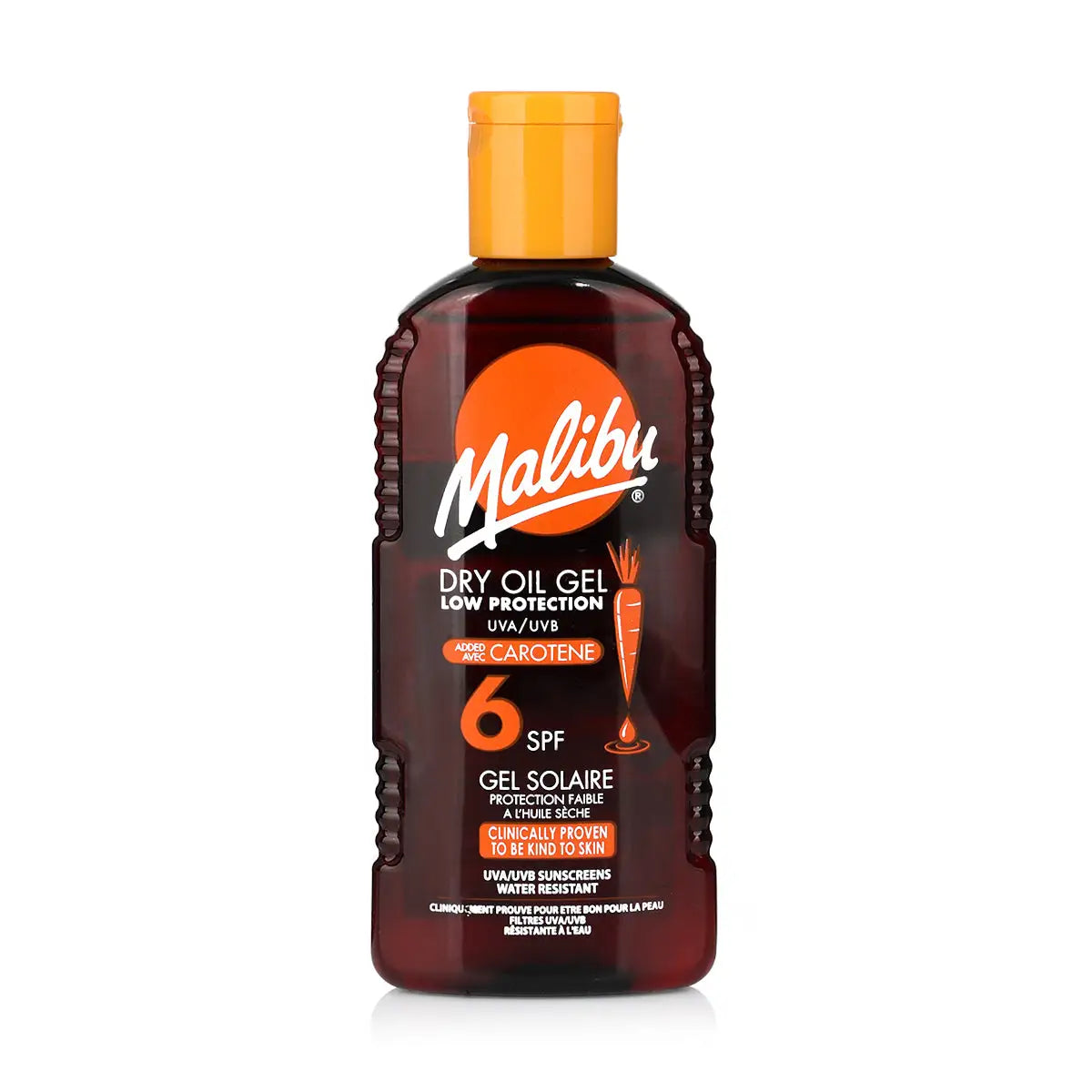 Malibu Dry Oil Gel SPF6 Carotene 200Ml