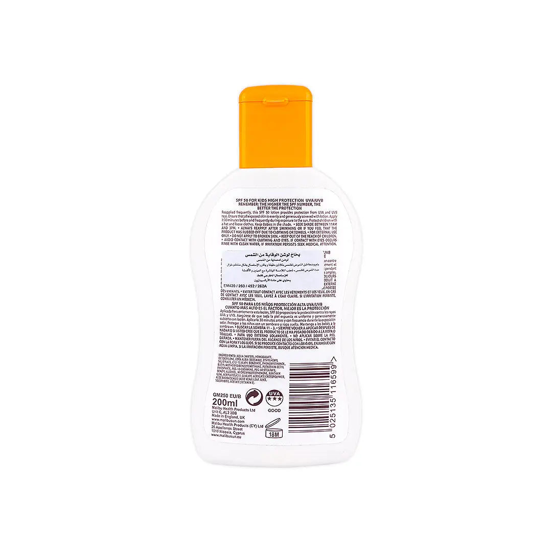 MALIBU KIDS HIGH PROTECTION LOTION 200ML