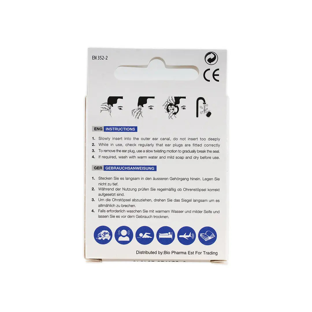 Be Quiet Silicone Ear Plugs 3 Pairs