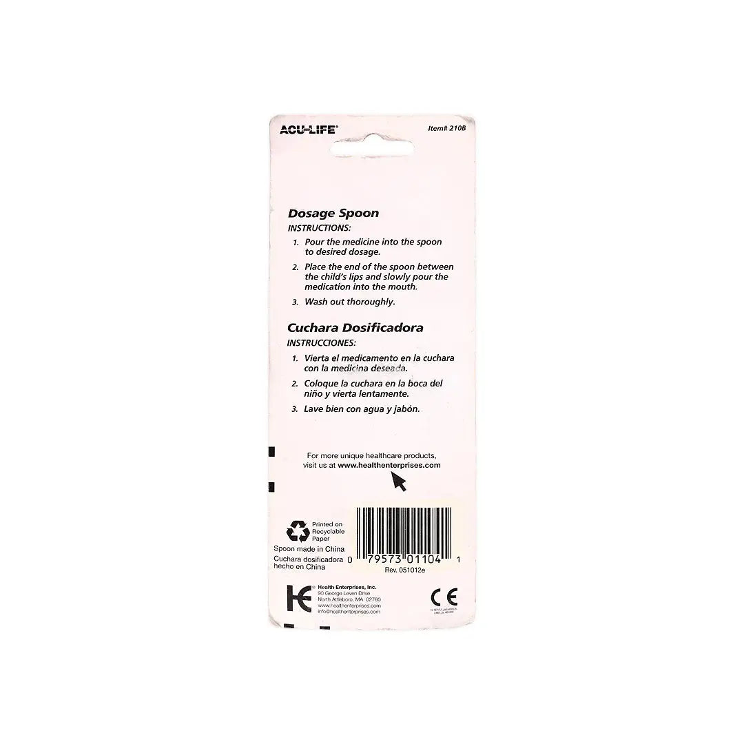 Acu-Life Medicine Dosage Spoon-210B