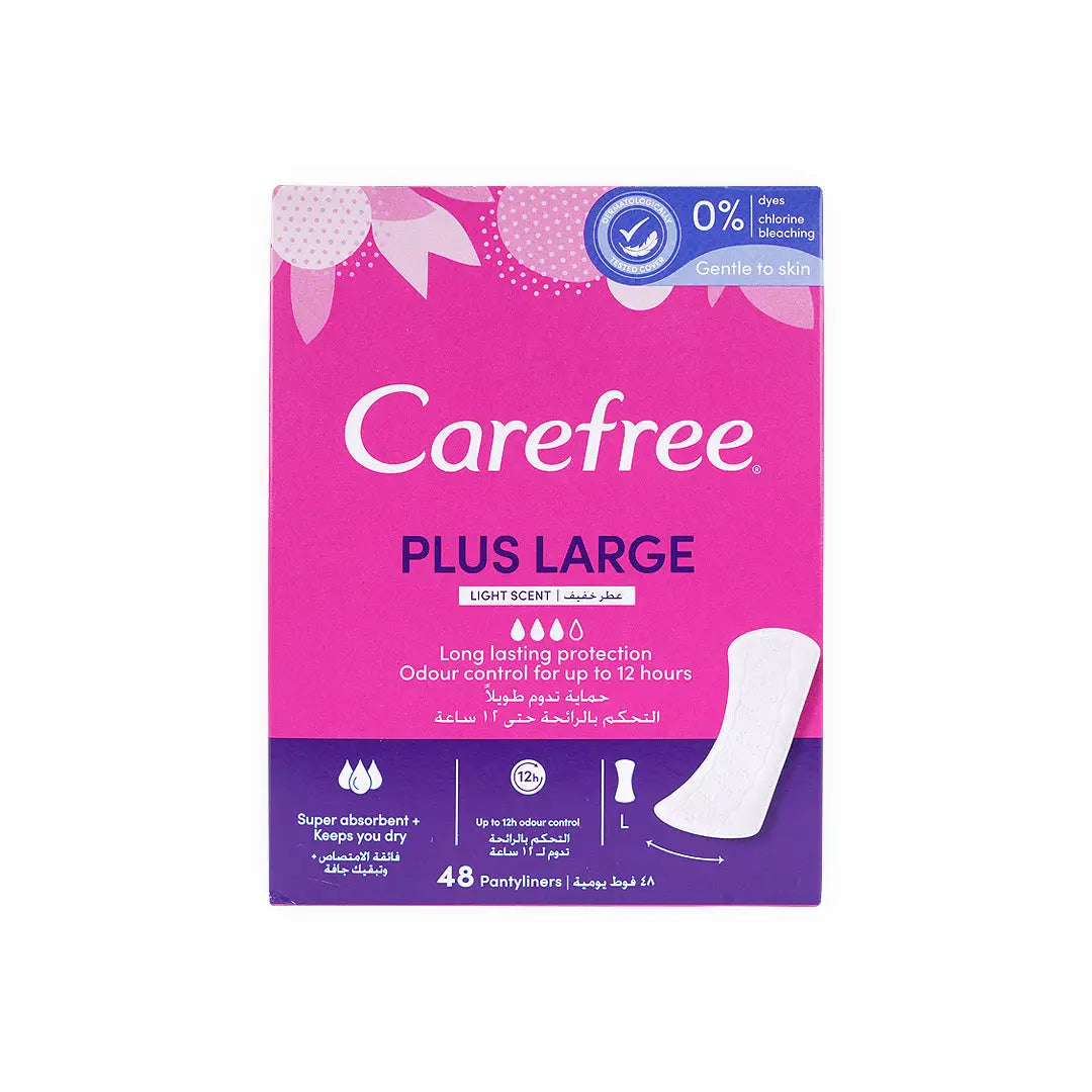 31540-Carefree Plus Large 48Pcs-Light Scent