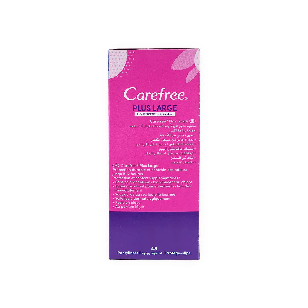 Carefree Plus Large 48Pcs-Light Scent