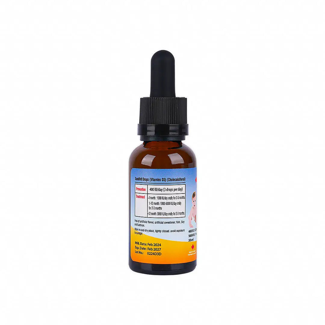 Sundivit Drops Vit D 5000 Iu/1Ml +3