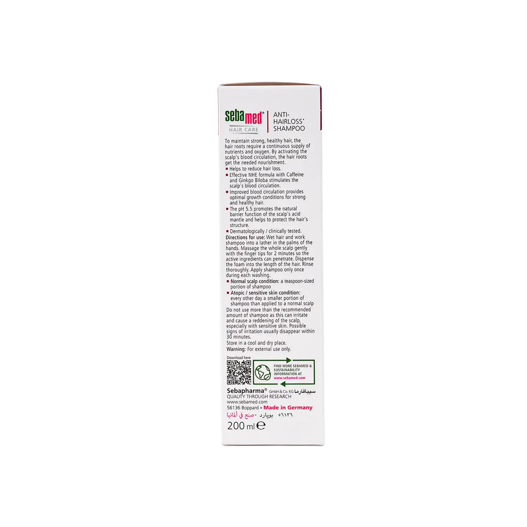 31789-Sebamed Anti-Hairloss Shampoo 200ml +1