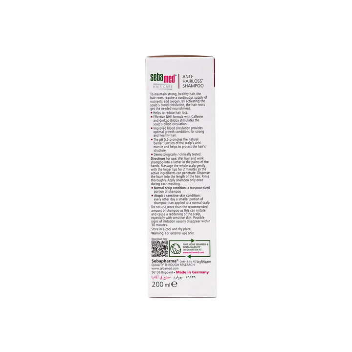 31789-Sebamed Anti-Hairloss Shampoo 200ml +1