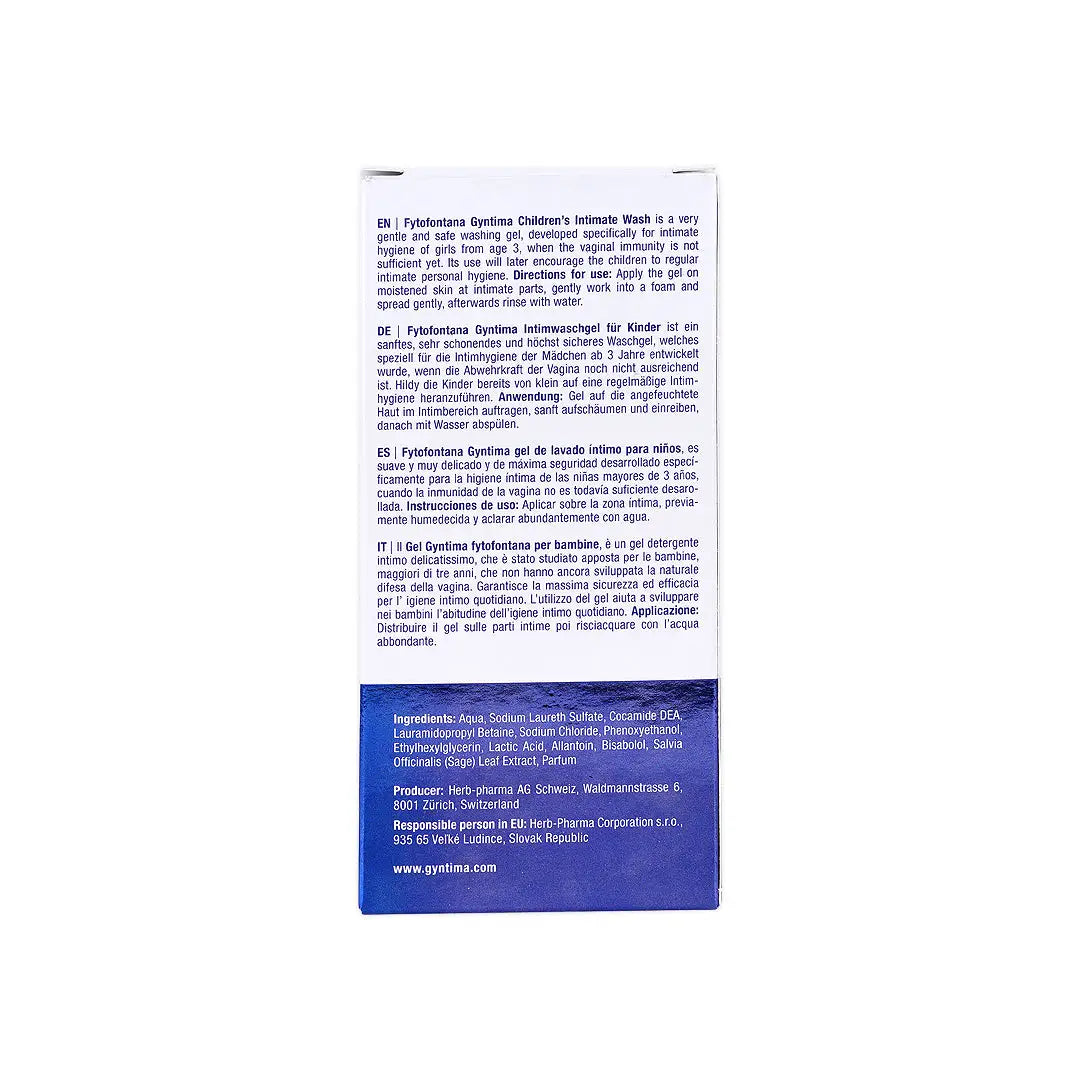 GYNTIMA CHILDERN'S INTIMATE WASH 100ML
