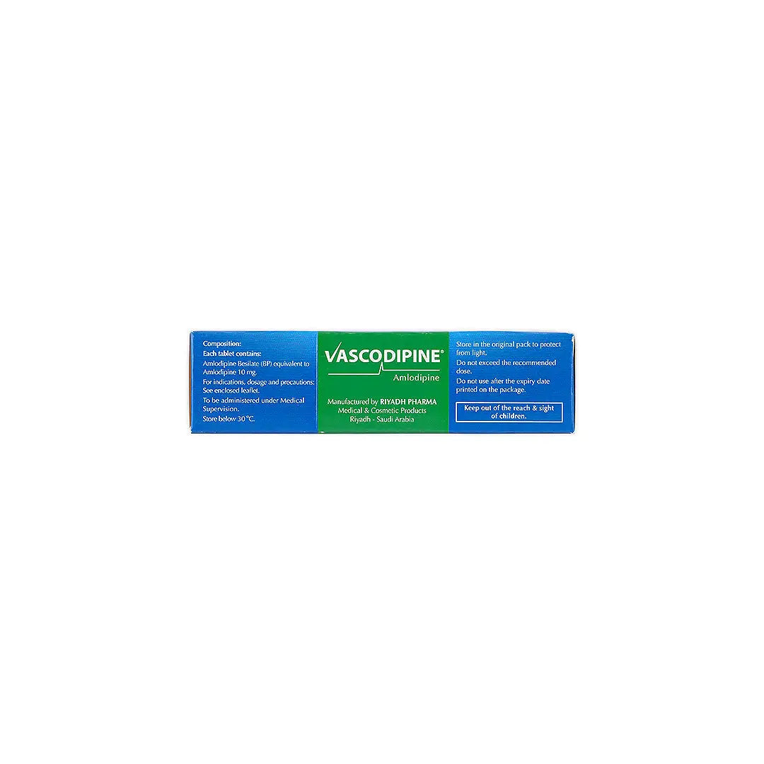 Vascodipine 10 Mg 30 Tab +1