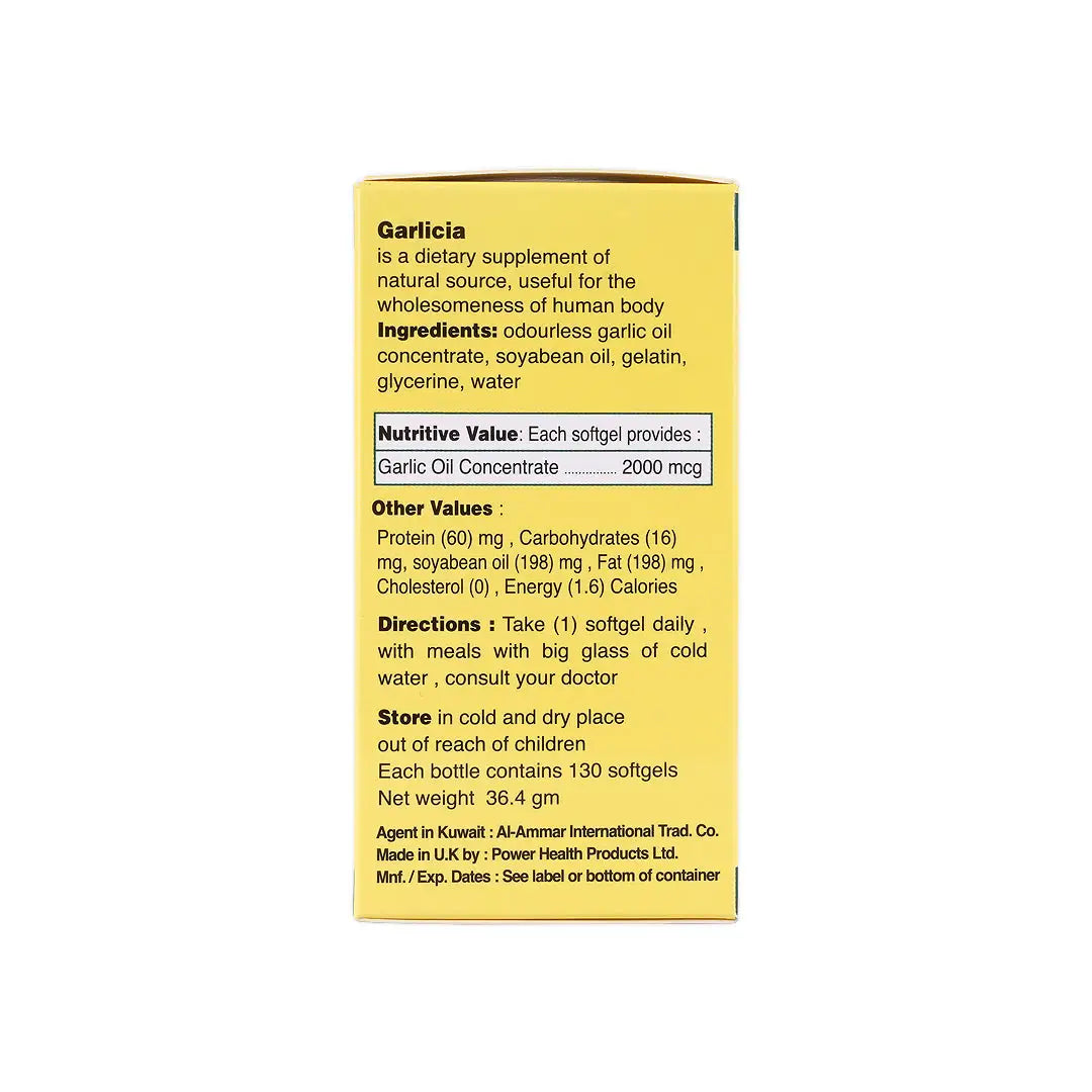 31877-Power Health Garlicia 2000Mcg 130 Softgels +6