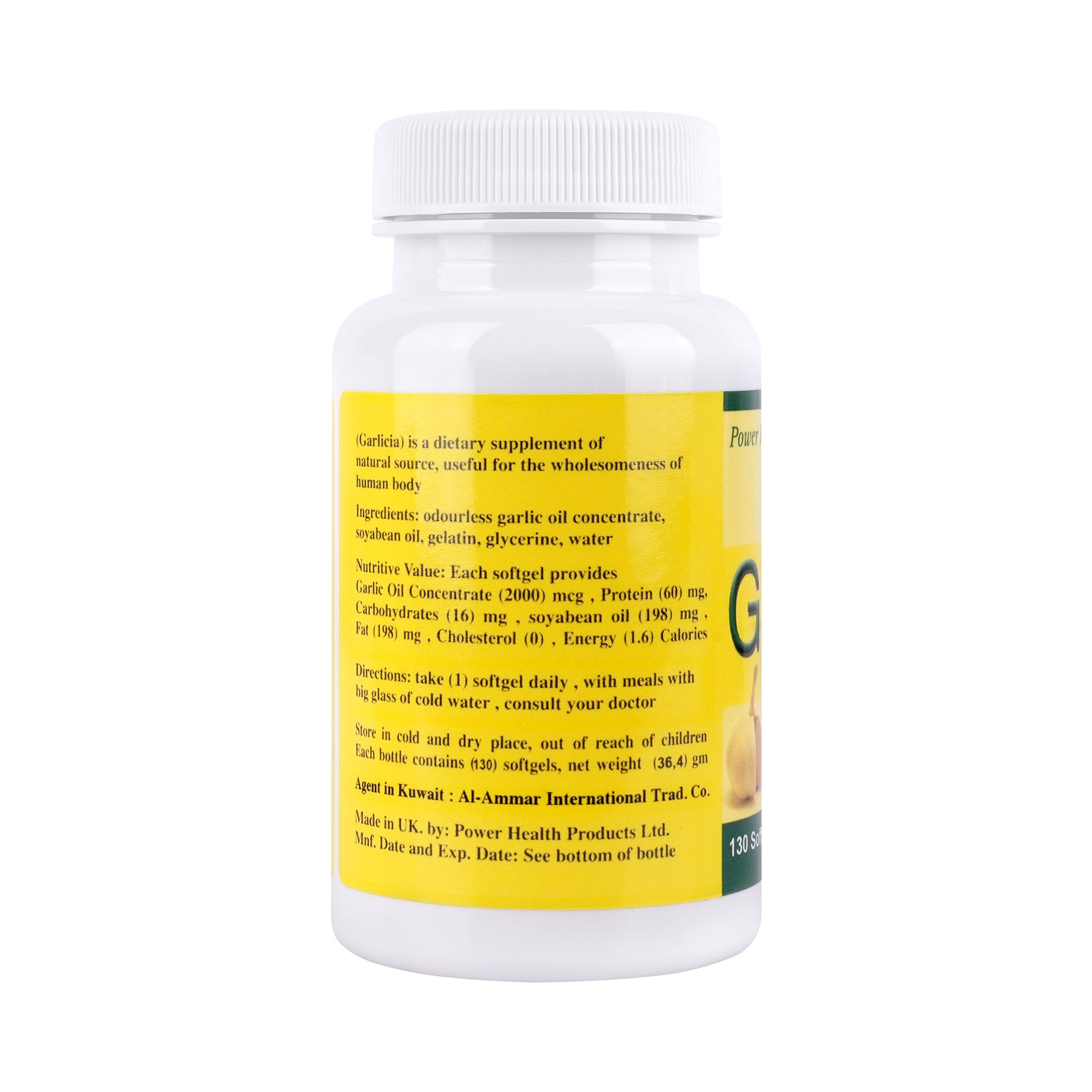 31877-Power Health Garlicia 2000Mcg 130 Softgels +7