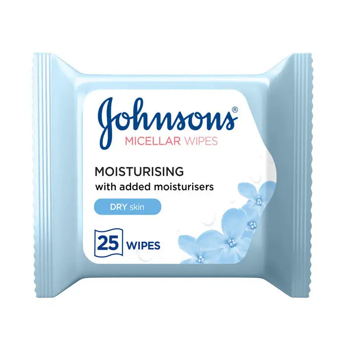 31903-Johnson's Micellar Moisturising Wipes 25Pcs