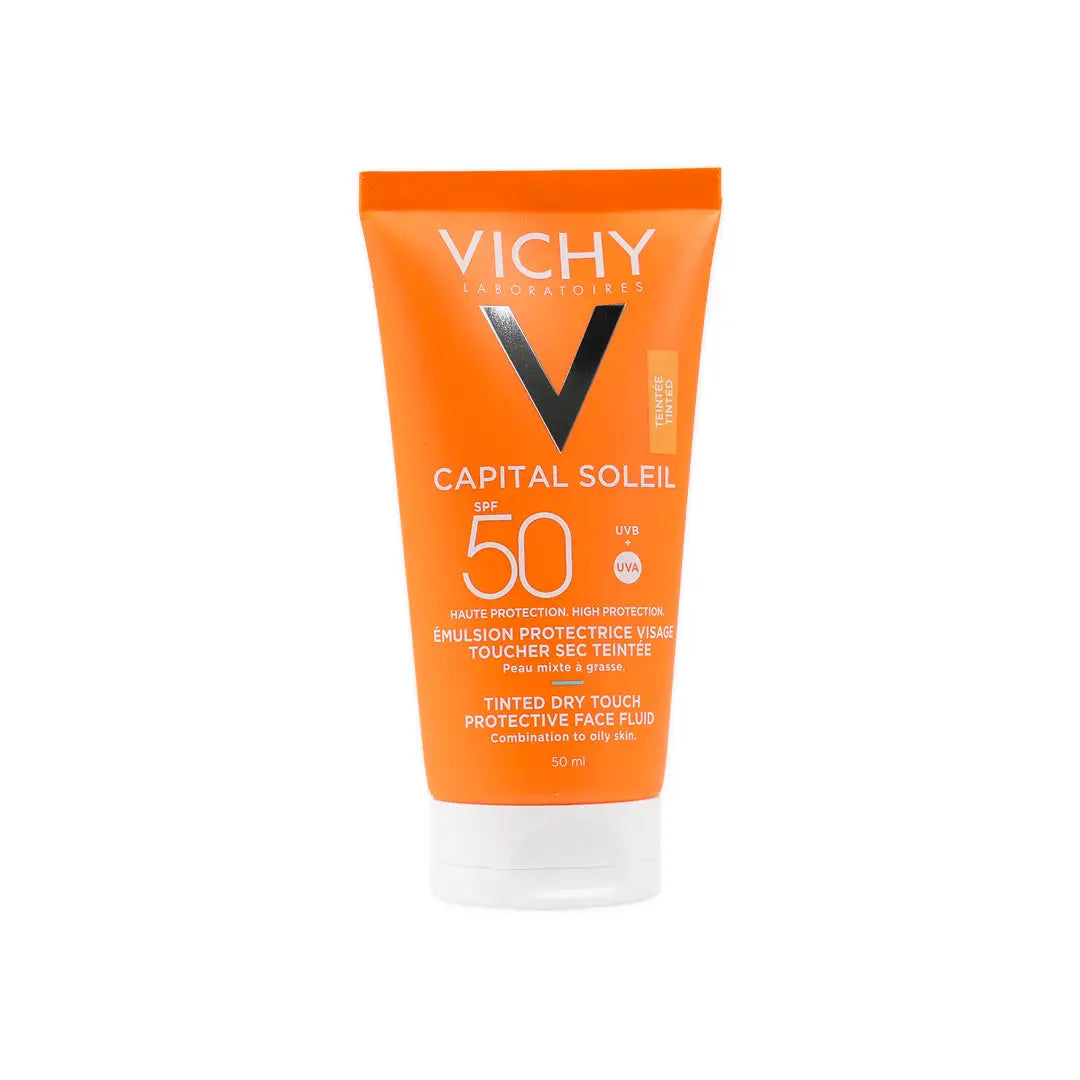 31932-Vichy Capital Soleil SPF50 Tinted Dry Touch Fluid 50Ml