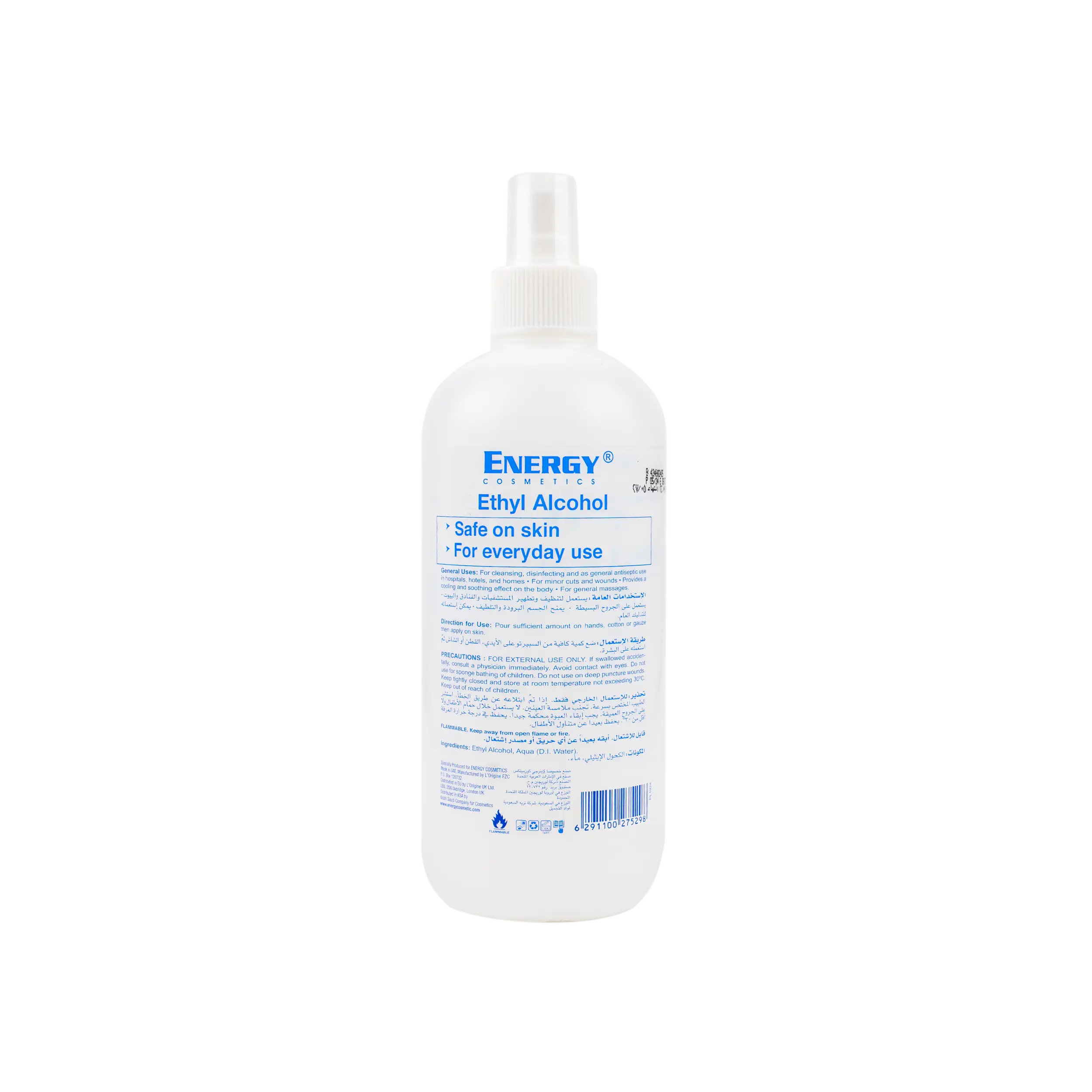 Energy Ethyl Alcohol 95% Spray 500Ml