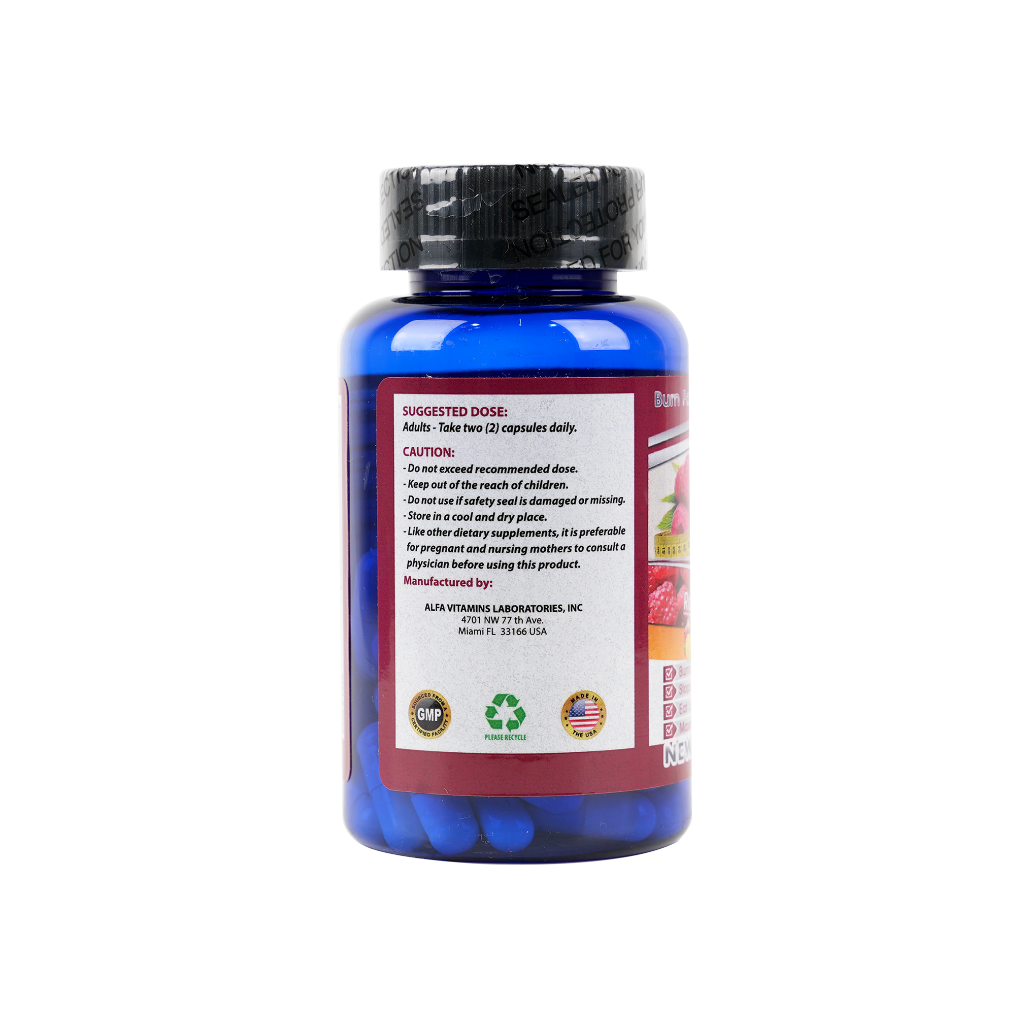 SLIMFIT RESPBERRY & CAFFEINE 60CAP